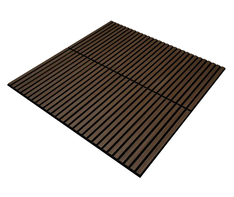 HORI WALL Akustik Dekor Wandpaneele Walnut quadratisch 6