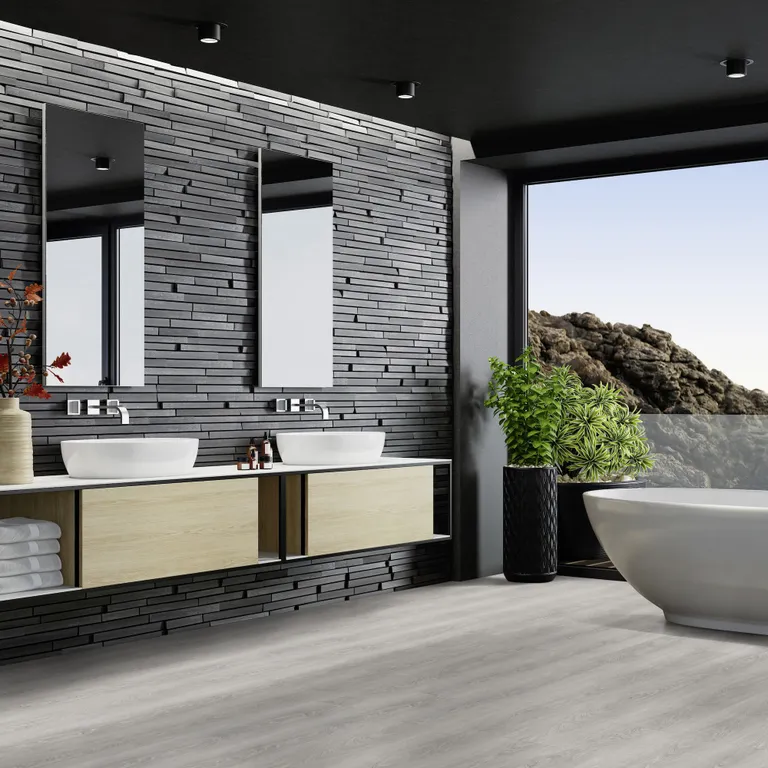 Gerflor Klebe-Vinylboden massiv Virtuo 55 Bohem Dark Grey (Eir) Landhausdiele 4