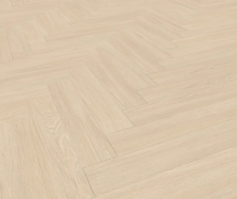 Gerflor Klebe-Vinylboden massiv Virtuo 55 Blomma Cream Fischgrät 2