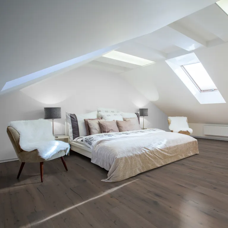 DOMIZIL Parkett Eiche Altholz Carbon gebürstet Landhausdiele weiss grau geölt 8