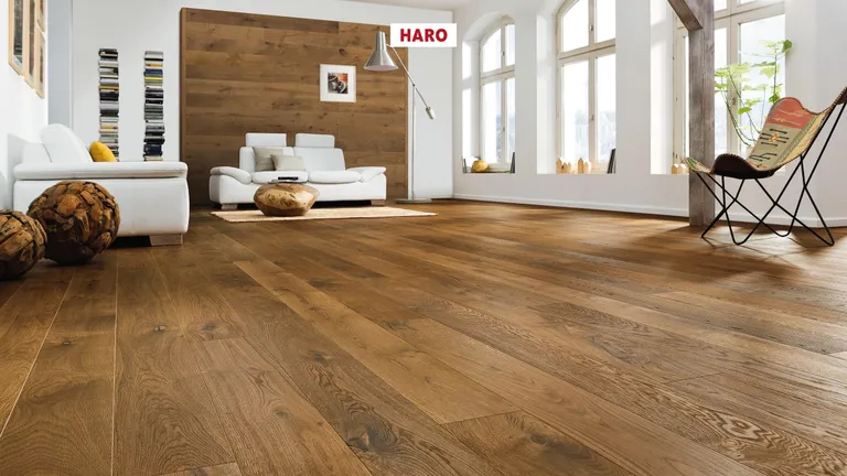 HARO Parkett 4000 Bernsteineiche strukturiert Landhausdiele 3