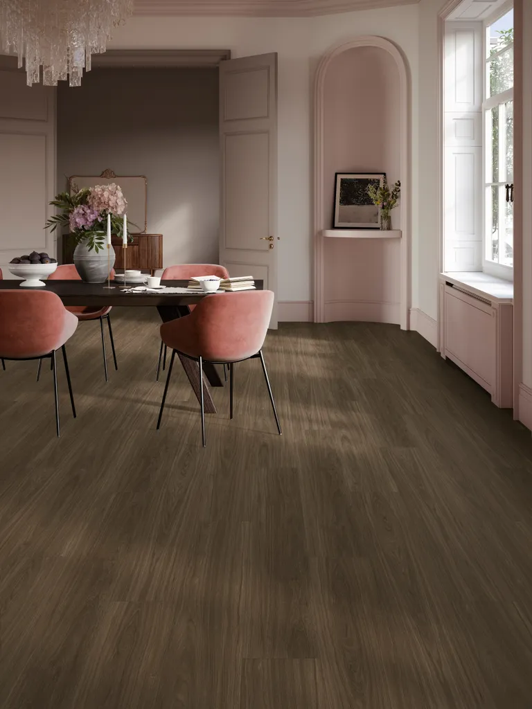 PARADOR Klick-Vinylboden SPC Classic 2070 Eiche Oxford dunkelbraun Seidenmatte Struktur Landhausdiele 1