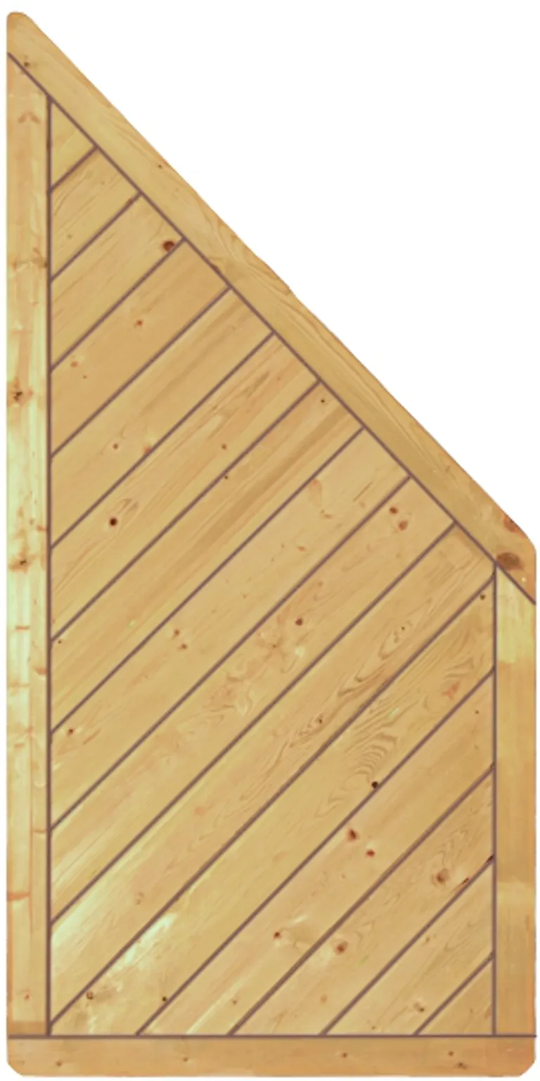 TETZNER & JENTZSCH Sichtschutzzaun CHICAGO-Serie Komplettset 2