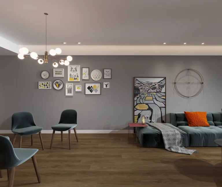 HORI Klick-Hartvinylboden Rigid SPC Eiche geräuchert Toowoomba Landhausdiele Holzstruktur 5