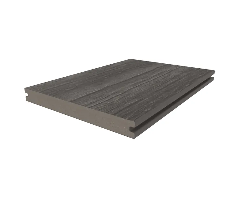 HORI Terrassendiele WPC Massiv Wood Feeling Co-Extrudiert XL 22,5x210mm grau 1