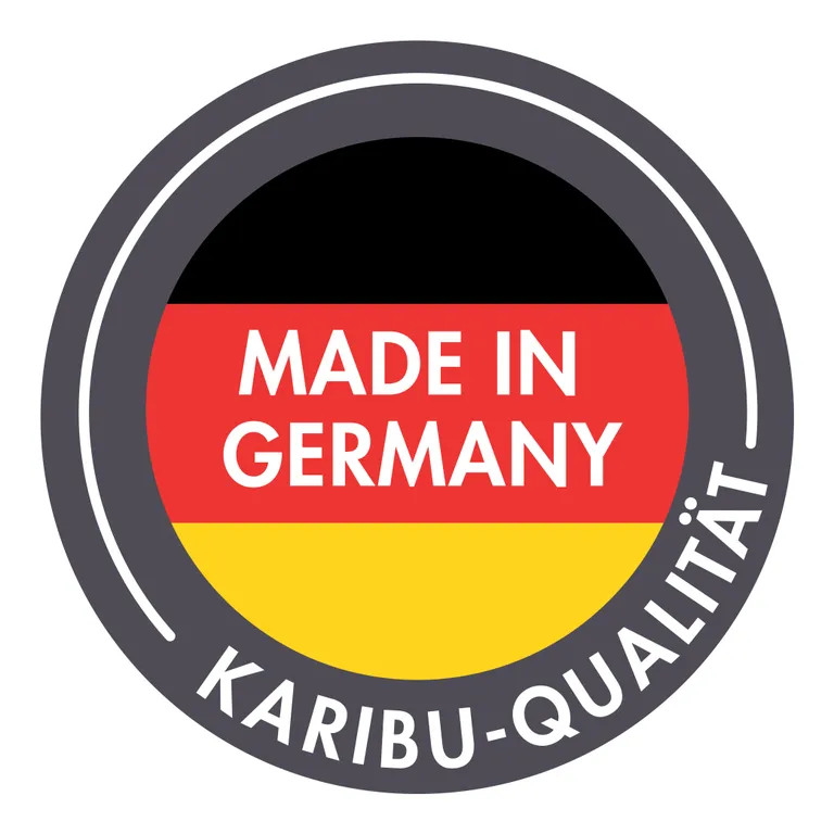 Karibu Blockbohlengarage Satteldach 11