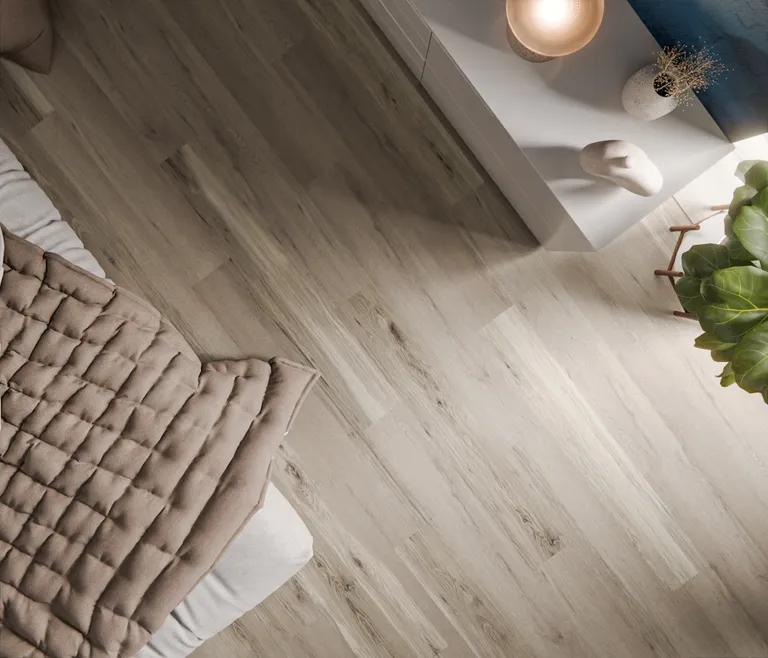 D-SYN Eiche Burgund Klick-Hartvinylboden Rigid SPC grau Landhausdiele Holzstruktur 6