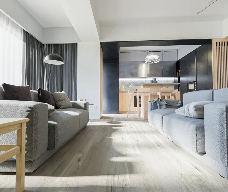 HORI Klick-Hartvinylboden Rigid SPC Eiche Markant grau Geraldton Landhausdiele Holzstruktur 4