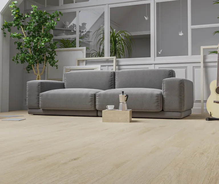 HORI Klick-Hartvinylboden Rigid SPC Eiche Yukon steingrau strukturiert Landhausdiele 7