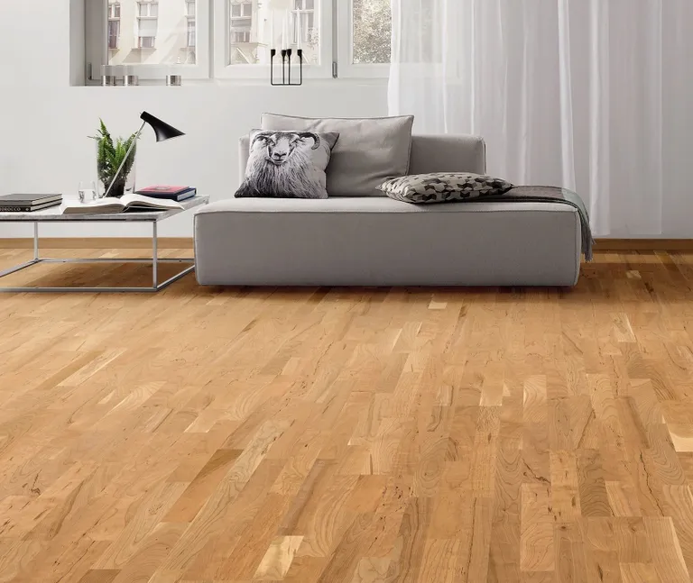 HARO Parkett 2500 Amerikanischer Kirschbaum Favorit Schiffsboden 1
