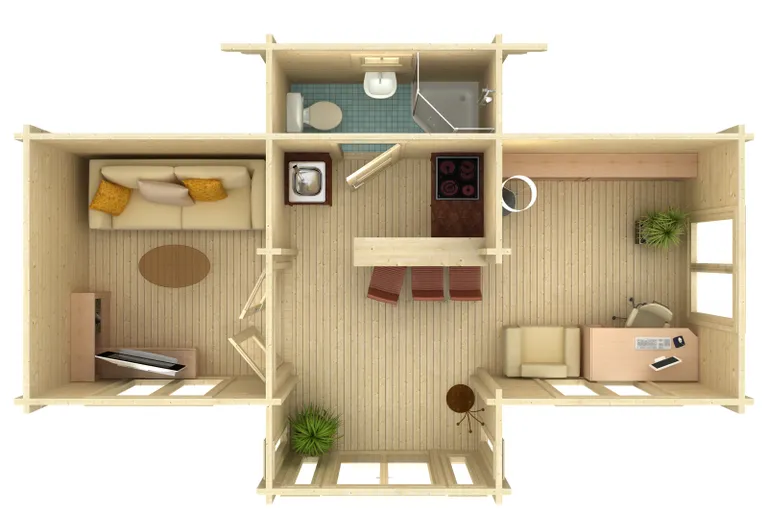 Palmako Ferienhaus Anna 2