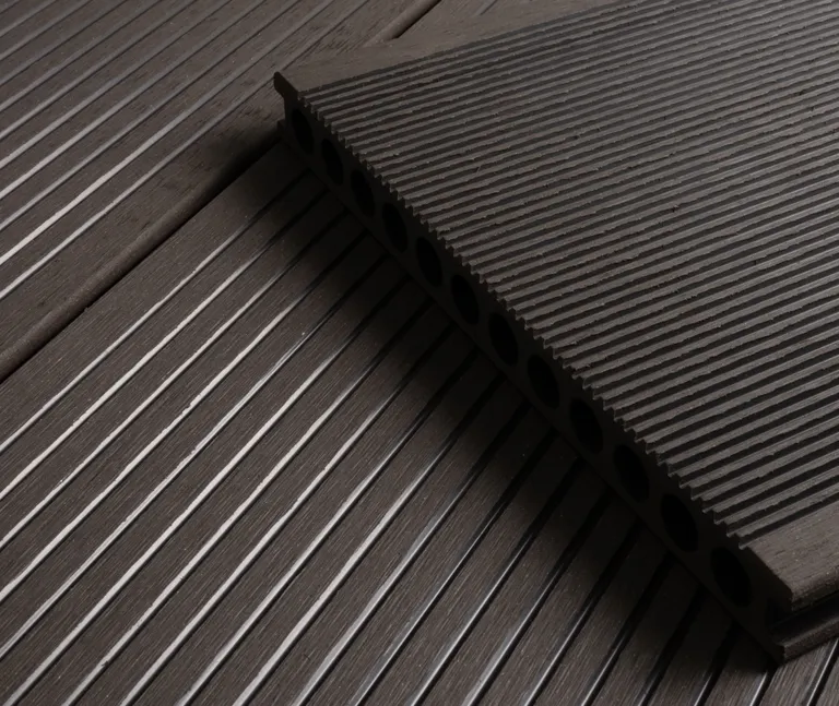 HORI Terrassendielen WPC/BPC Hohlkammer XXL dunkelgrau-braun 25 x 250 mm 2