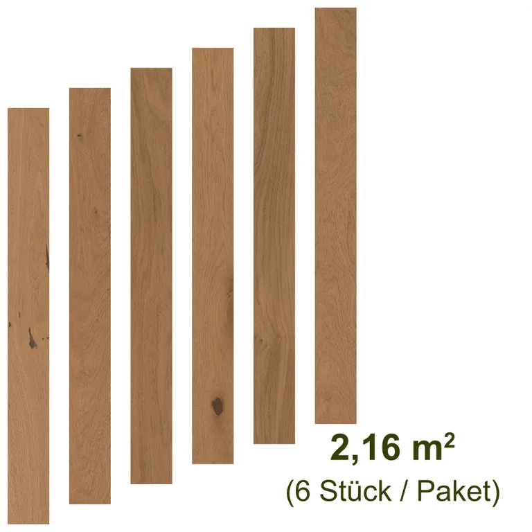 HWZ Klick-Furnierparkettboden PVC-frei, Ökobesserboden Susify, Landhausdiele Eiche Weiß 8