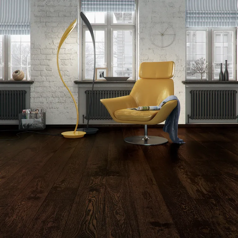 HORI Parkett 300 Eiche Country braun gebürstet Landhausdiele matt versiegelt 2