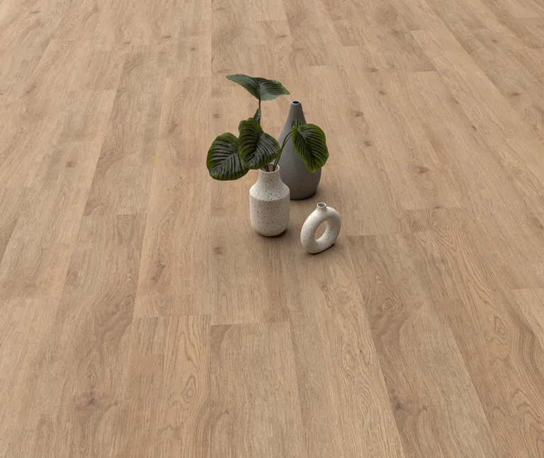 D-SYN Eiche Sandstein Klick-Hartvinylboden Rigid SPC natur Landhausdiele Holzstruktur 2