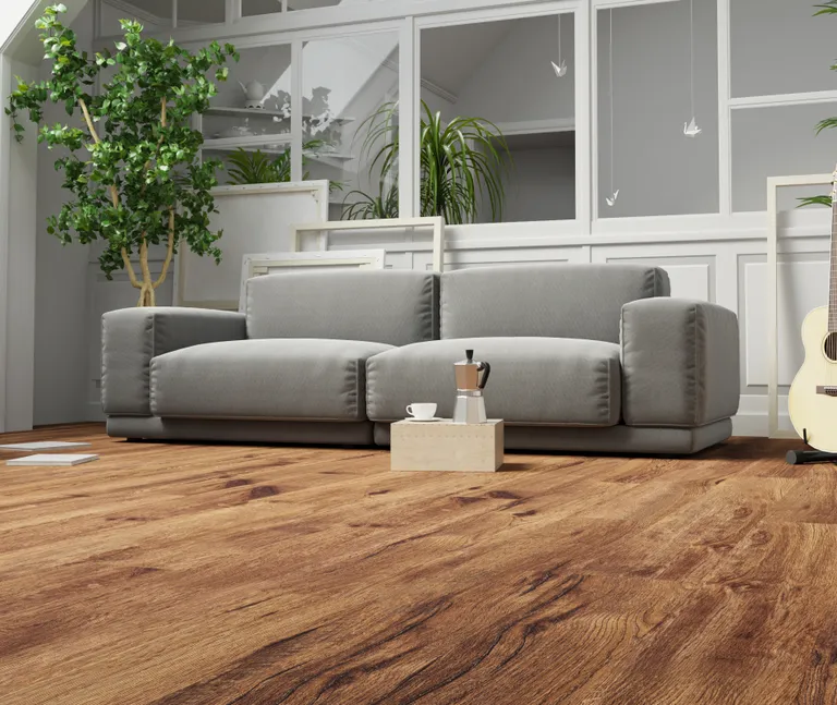 HORI Klick-Hartvinylboden Rigid SPC Eiche Paris rustik geräuchert Landhausdiele 8