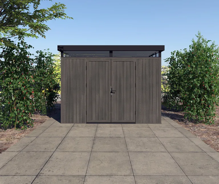 NewTechWood Gartenhaus mit Flachdach 16