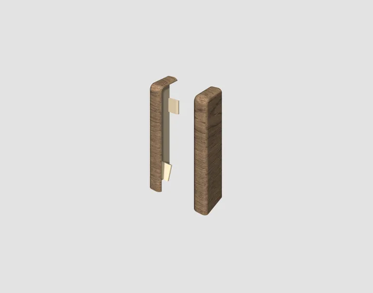 EGGER Endstück Cubical Nußbaum hellbraun 6 cm 0