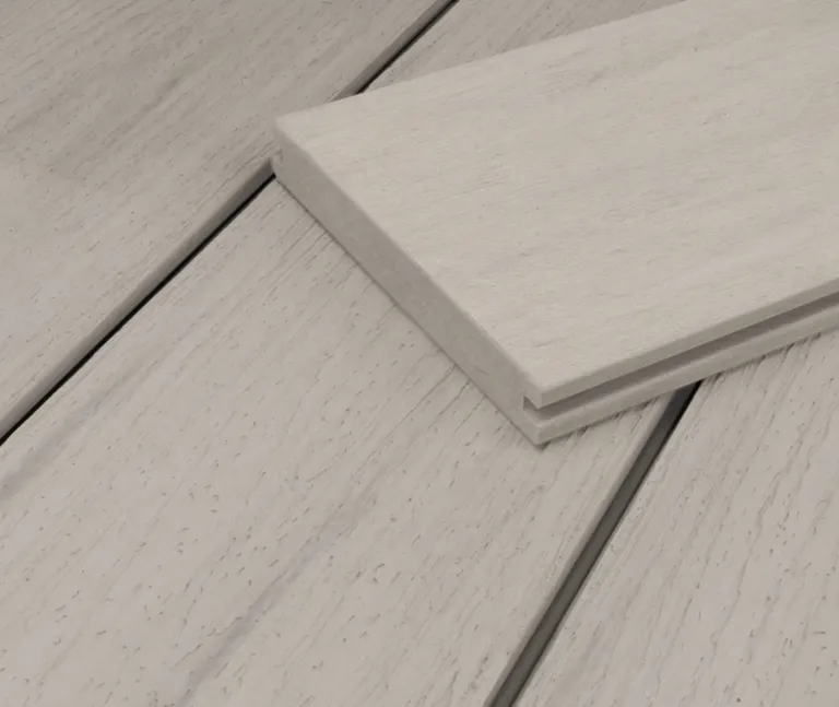 HORI Terrassendielen WPC/BPC Exclusive Line weiß/creme massiv 20x140mm 2