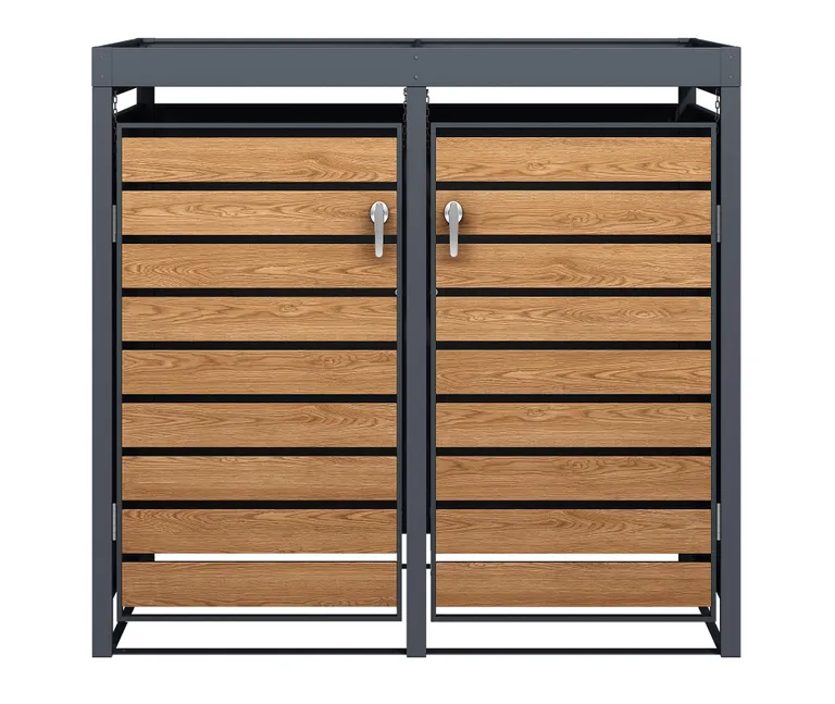 HORI Mülltonnenbox Cleanman 1 Wood 1