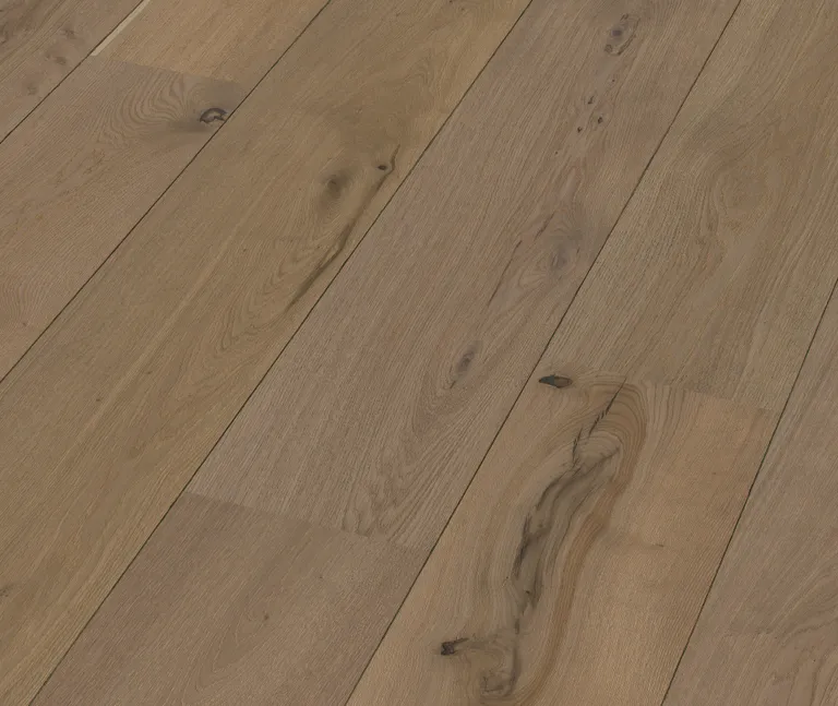 MEISTER Lindura Holzboden HD 400 Eiche authentic greige 8923 gebürstet Landhausdiele 5G Dry® 0