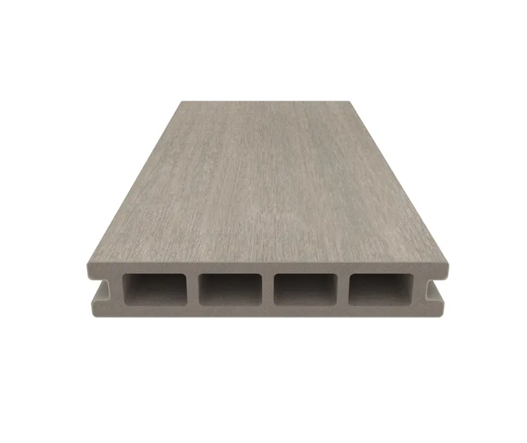 NewTechWood Terrassendielen WPC Hohlkammer Antique Holzstruktur gebürstet / glatt gebürstet Co-Extrudiert 22,5 x 145 mm 1