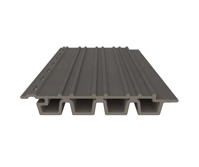 NewTechWood WPC Fassadenprofil Castellatio PRO35 33 x 215 mm Silver Grey 0