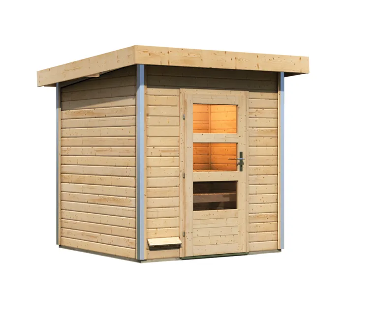 Karibu System-Sauna Komplettset Torge Fronteinstieg 38 mm 2
