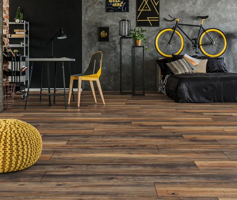 HORI Laminat Style Eiche Schlammbraun Landhausdiele 4