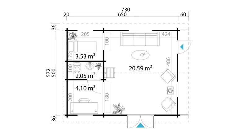 Lasita Maja Ferienhaus Volta 3