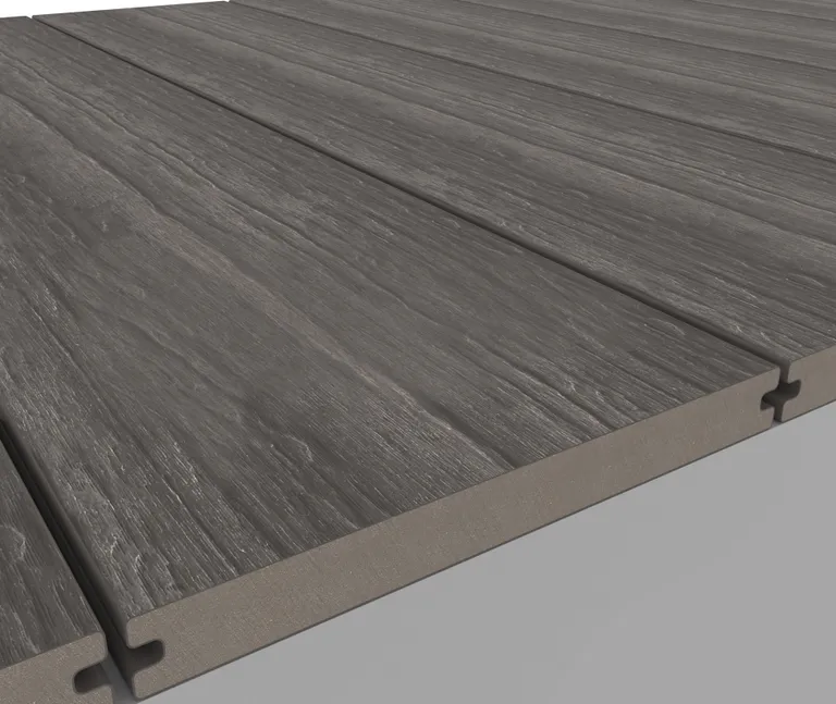 HORI Terrassendiele WPC Massiv Wood Feeling Co-Extrudiert XL 22,5x210mm grau 3