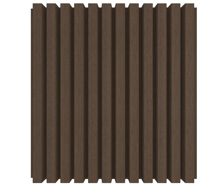 HORI WPC Fassadenprofil Rhombus Premium Small 33 x 215 x 2900 mm dunkelbraun 1