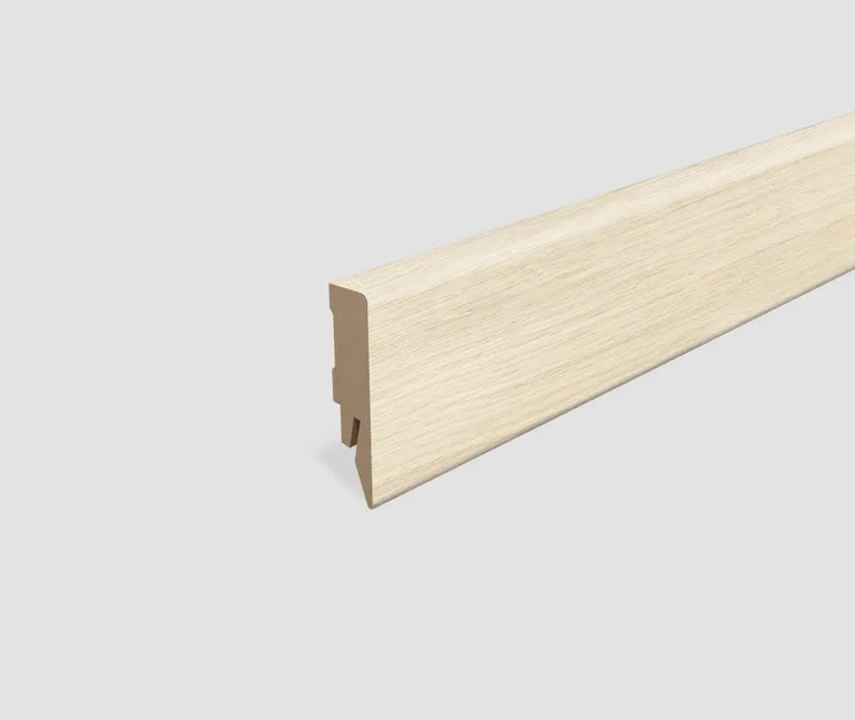 EGGER MDF-Kern Sockelleiste L728 passend zu Fußboden Pinot Eiche weiss 0