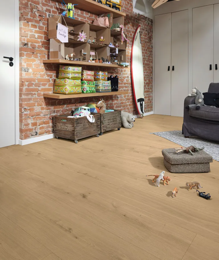 MEISTER PVC-Freier Klick-Designboden Pro DD 250 Lakewood Oak natural 07456 Softwood-Struktur Kurzdiele 1