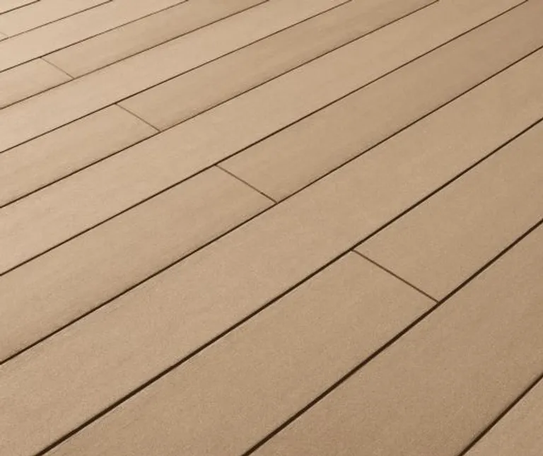 Lignodur terrafina Terrassendielen WPC Massiv XL glatt gebürstet Sand 21 x 196mm 0