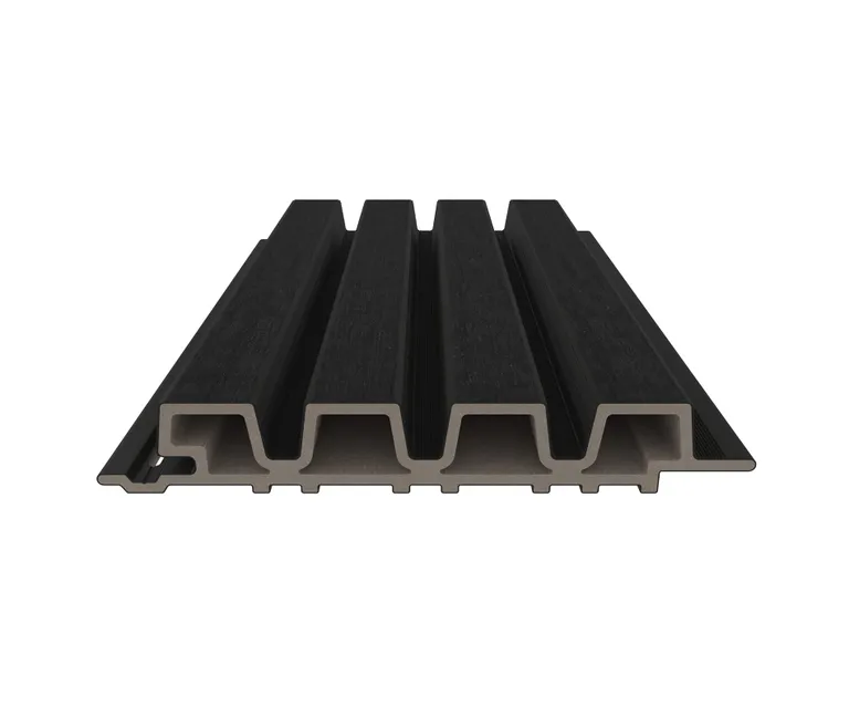 NewTechWood WPC Fassadenprofil Castellatio PRO35 33 x 215 mm Ebony 0