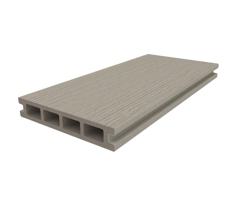 HORI Terrassendiele WPC Hohlkammer Essential Co-Extrudiert 22,5 x 145 mm Grau-Beige 2