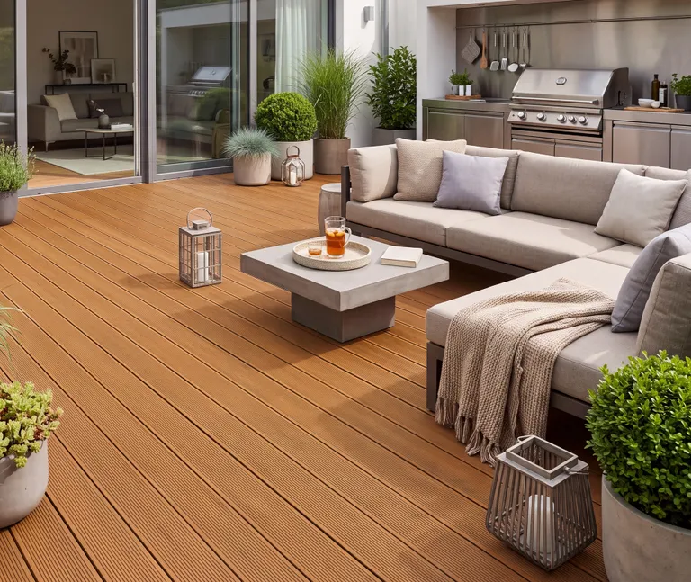 HORI Terrassendielen Basralocus Kombiprofil 25x140mm 4