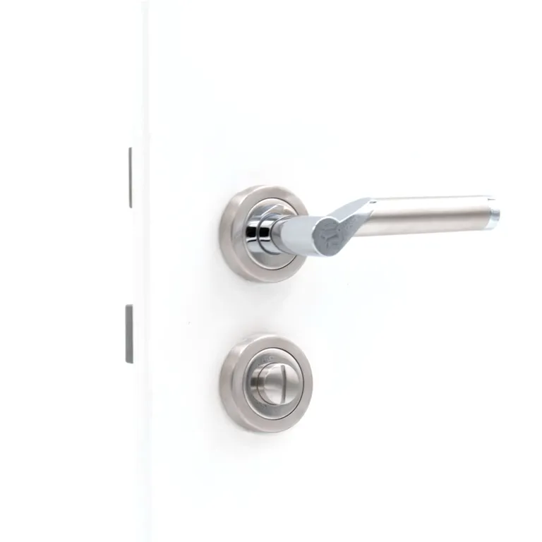 HORI Zimmertür Valencia Weißlack RAL9010 mit Lichtausschnitt Eckkante Röhrenspan Komplettset 12