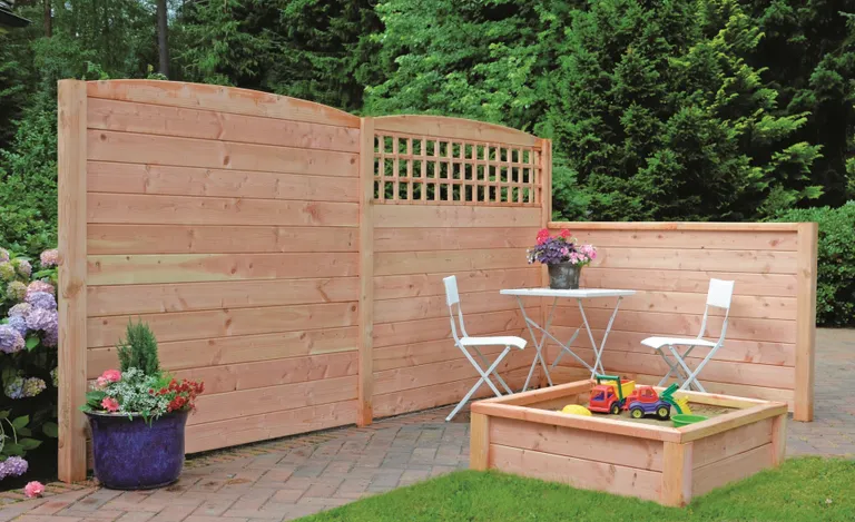 TETZNER & JENTZSCH Sichtschutzzaun Endpfosten Riad-System 1