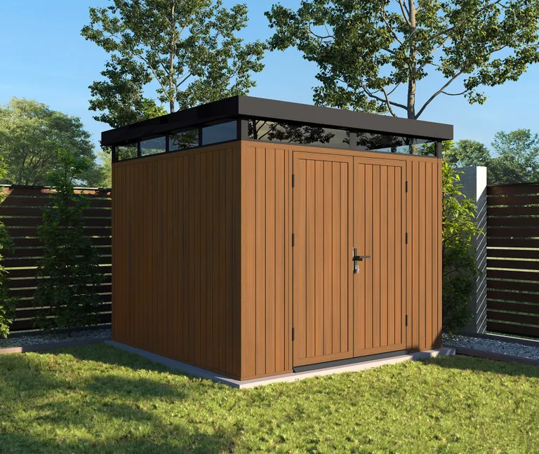 NewTechWood Gartenhaus mit Flachdach 9