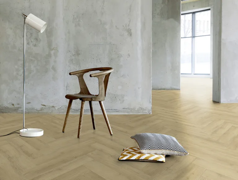 Gerflor Klebe-Vinylboden massiv Virtuo 55 Sunny Nature Fischgrät 0
