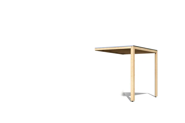 Karibu Anbaudach für Sauna-Haus Cuben + Hygge 1