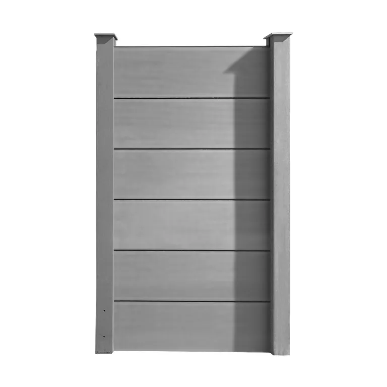 HORI WPC Sichtschutzzaun Schmal Anbauset 0