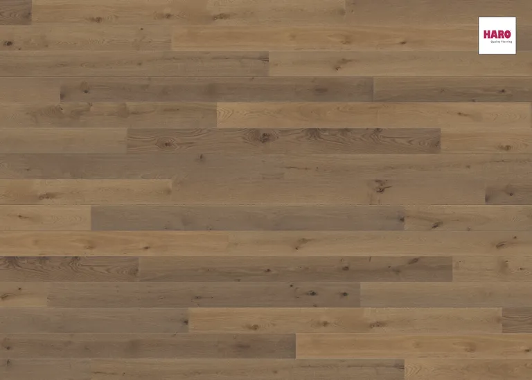 HARO Parkett Eiche Universal samtbraun strukturiert natur geölt gewachst Landhausdiele 2. Wahl 2