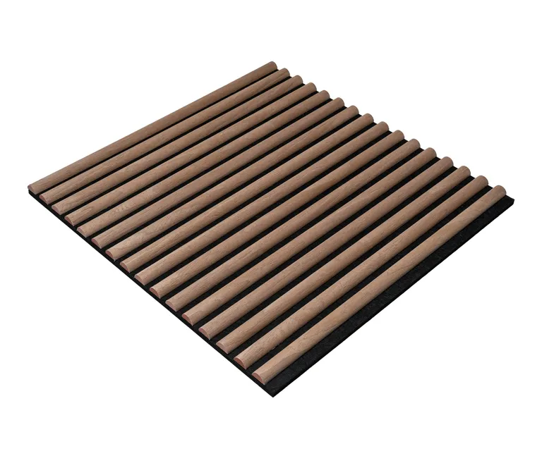 HORI WALL Akustik Dekor Wandpaneele Beige Oak Rundstab Quadratisch 4