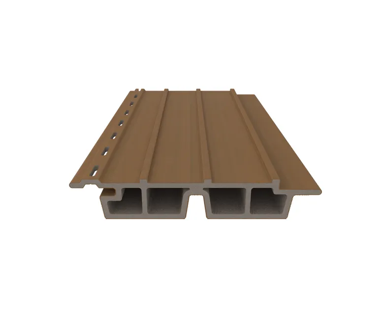 NewTechWood WPC Fassadenprofil Castellatio PRO65 33 x 181 mm Teak 2