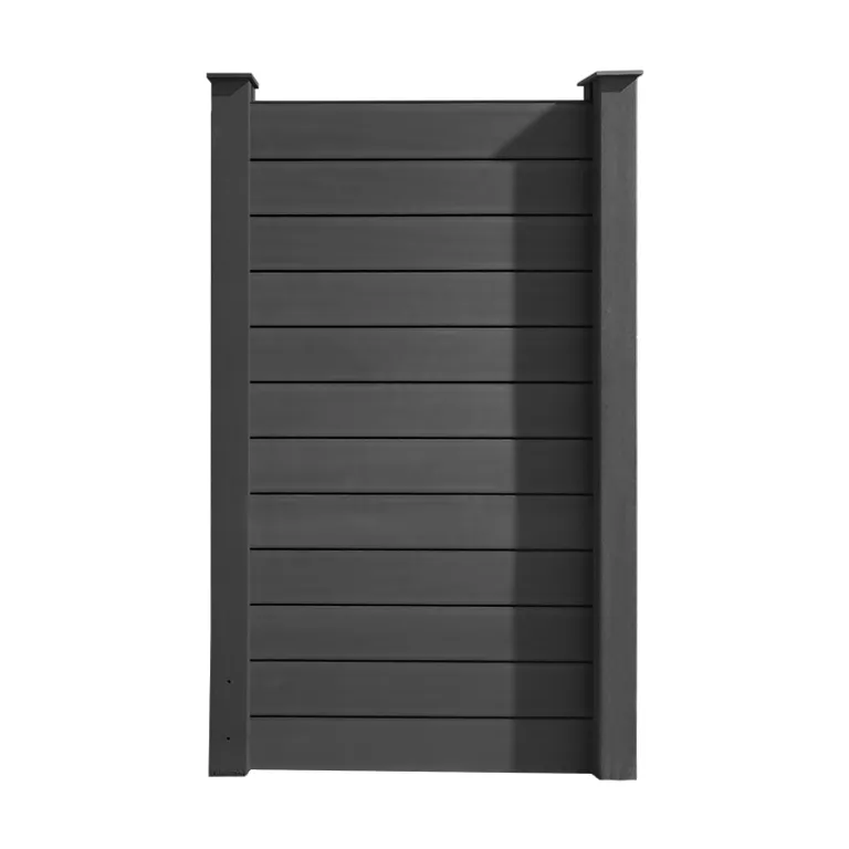HORI WPC Sichtschutzzaun Schmal Anbauset 0