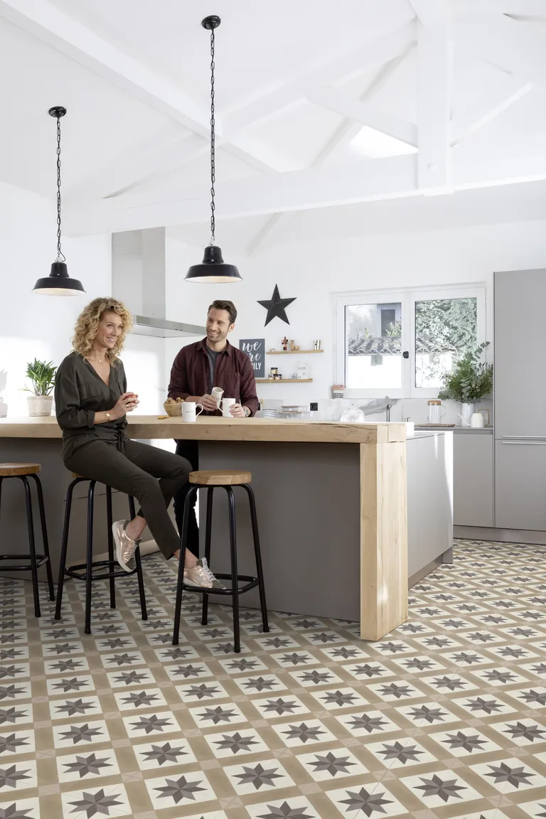 Gerflor Klebe-Vinylboden Senso Premium SA 1033 Cordoba Ivory Fliese 0