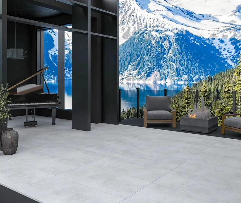 HORI Terrassenplatten XXL Beton grau 1